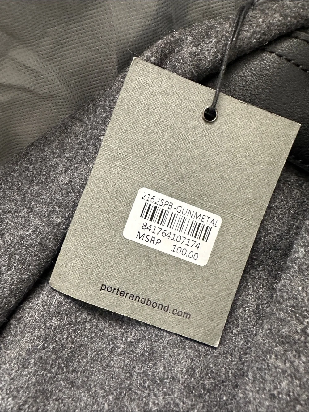 NWT: Porter Bond Gray Men’s Backpack